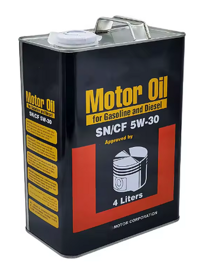 Motor oil, synthetic, 5W-30, “MOTOR OIL SN/CF” 4 l