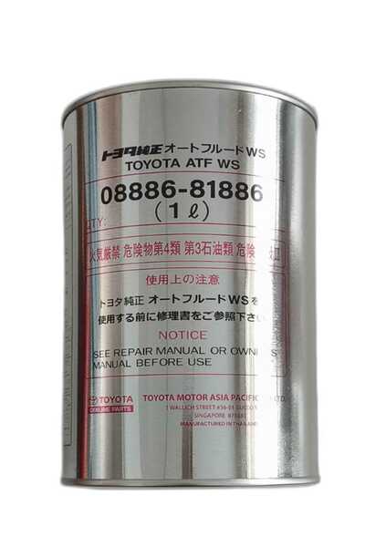​Toyota ATF WS Synthetic Transmission Oil for Automatic Transmissions 1L